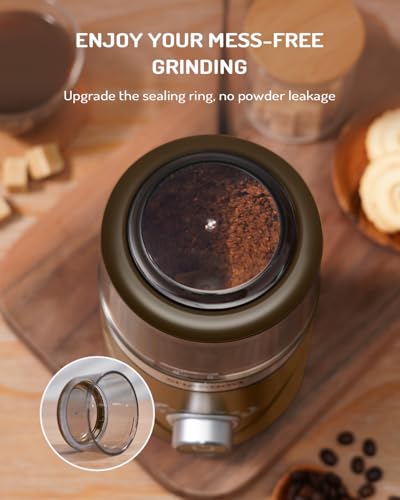 Electric Super Silent Blade Coffee Grinder (Coffee / 1 Bowl)