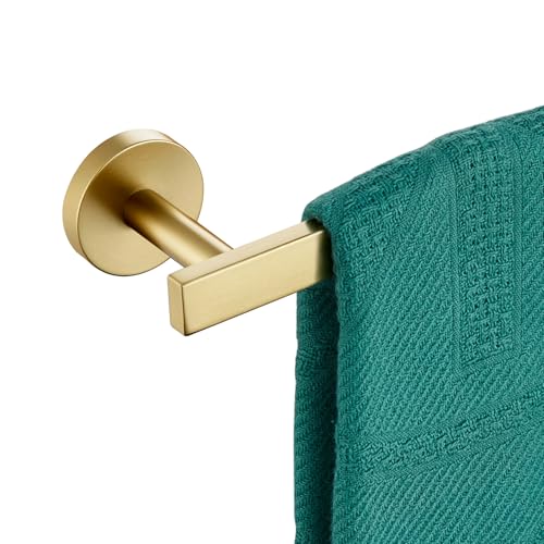 12 Inch Bathroom Towel Bar Bath Towel Rack Kitchen Towel Holder Towel Ring Wall Mounted SUS304 Stainless Steel Brushed Gold AN4001GD (Brushed Gold / 12-Inch)