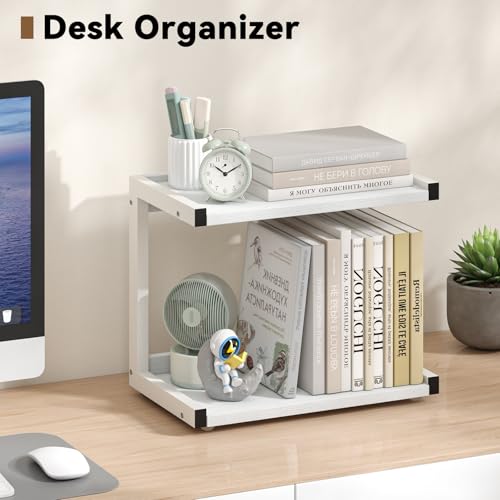 Kitchen Counter Shelf Organizer (White / Small)