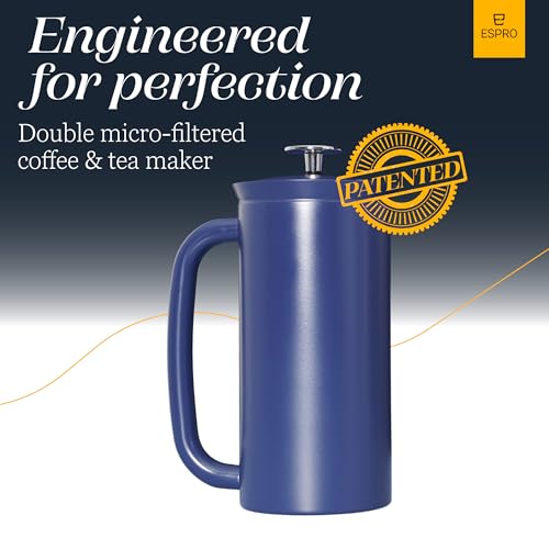 P7 French Press (18 oz / Aegean Blue)