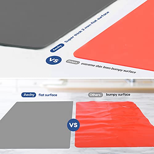Extra Large Silicone Mat 35.3"x23.5"x0.08" (Dark Gray / 36"L x 24"W)