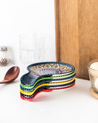 Ceramic Spoon Rest Set of 6