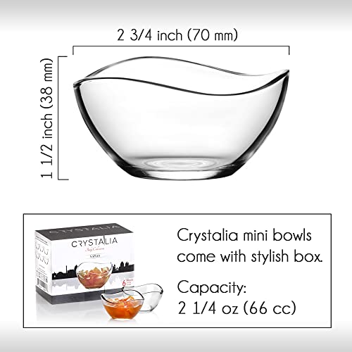 Mini Glass Prep Bowls Set of 6 (6 Count)