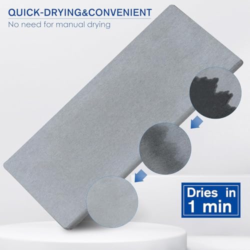 Wipe Free Sink Organizer with Drying Stone (Silver)
