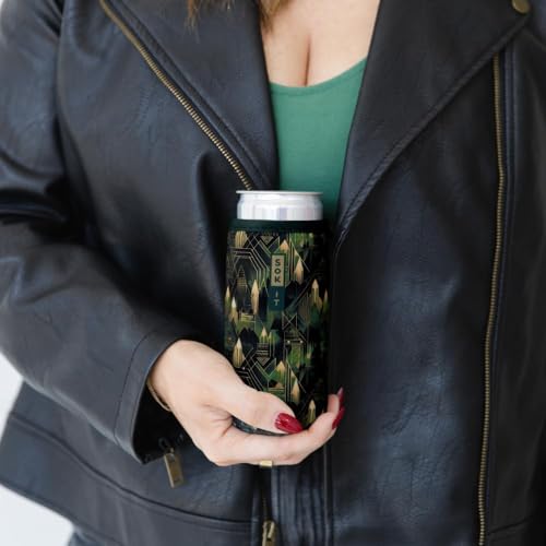 CanSok Sleeve for Beer & Soda Insulated Neoprene Cover (City Limits / 12oz Slim Can Sleeve)