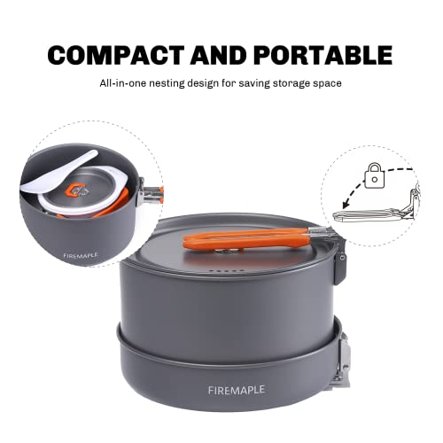 Feast 4 Outdoor Camping Cookware (Feast4-orange)