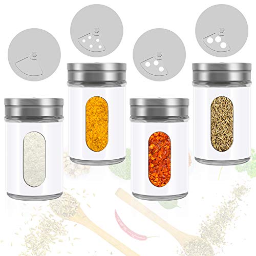 2pcs Salt and Pepper Shakers (White)