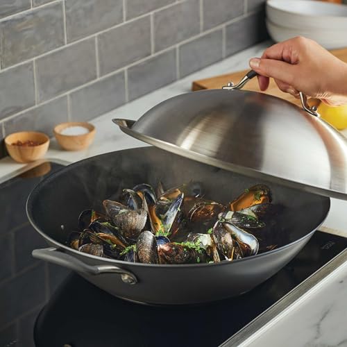 A1 Series Nonstick Induction Wok with Lid
