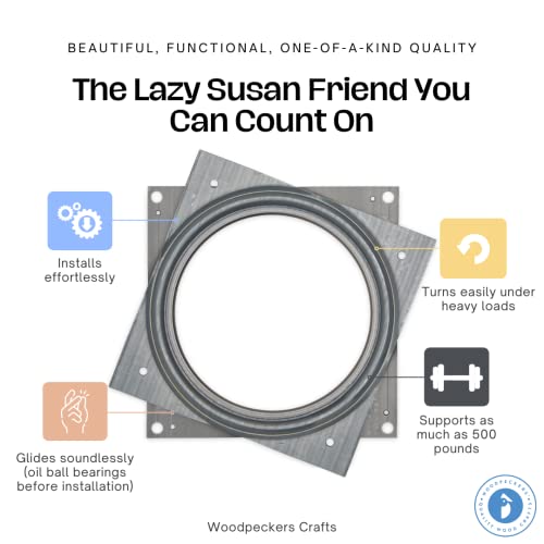 Lazy Susan Hardware (6")