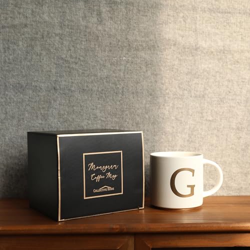 Monogram Ceramic Mugs (gold-G)