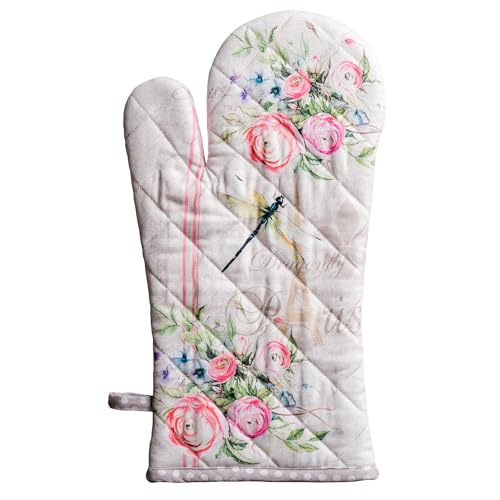 Maison d'Hermine Oven Gloves 100% Cotton Oven Mitt (094 - Champ De Mars / 7.5" x 13" (Oven Mitt))