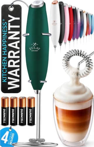 Powerful Milk Frother Wand With Duracell Batteries