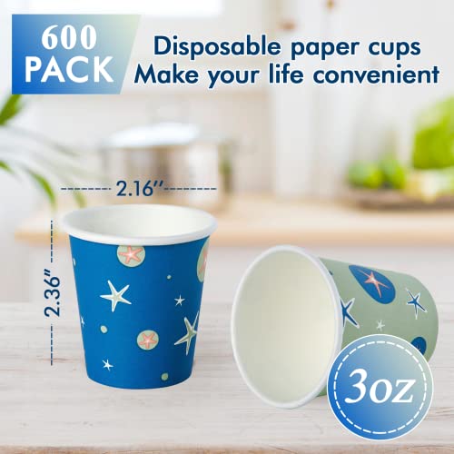 3 oz Bathroom Cups (3OZ - Green and Blue)