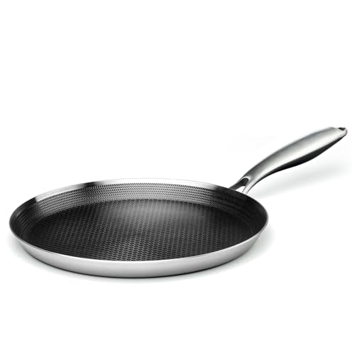 11 Inch Nonstick Crepe Pan (11 Inch / Silver)
