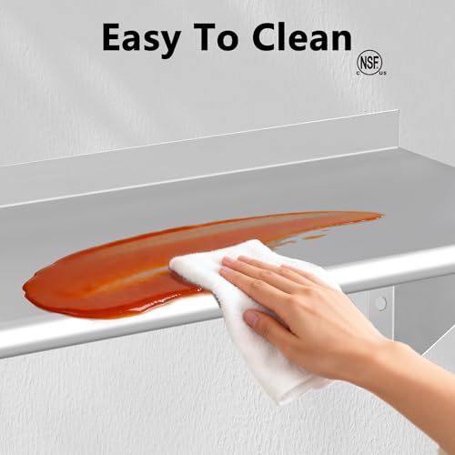 HARDURA 2 Pack Stainless Steel Shelf 12" X 36" (12" x 36"-2 PACKS)