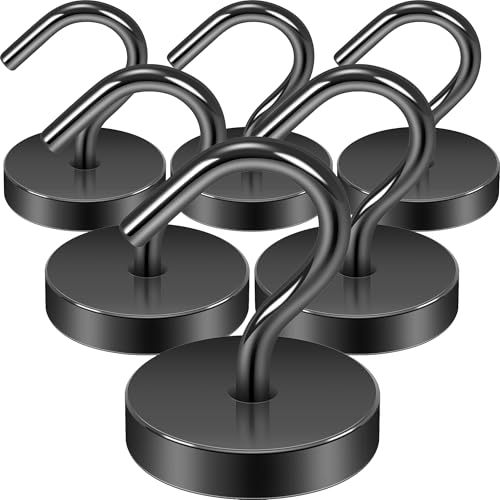 Magnetic Hooks Large Opening (6 Count)