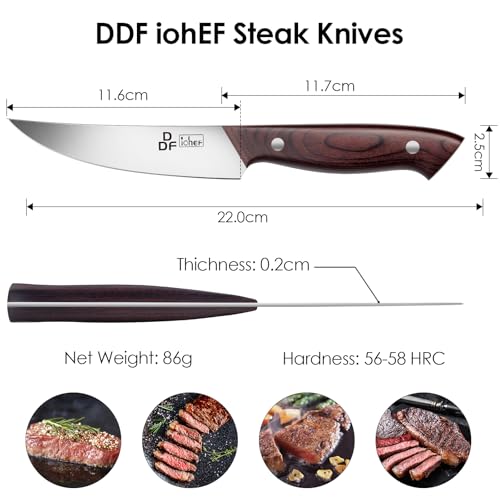 Steak Knives Set of 6 (Steak Knife Set)