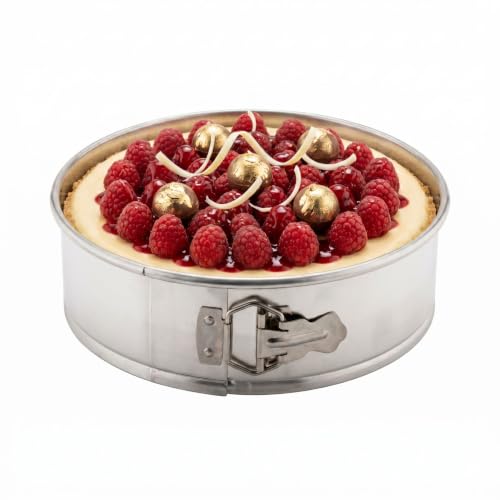 10 in Silver Aluminum Springform Cake Pan (10")