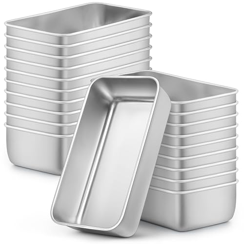 20 Pack Loaf Pans for Baking Bread (4.99 Count)