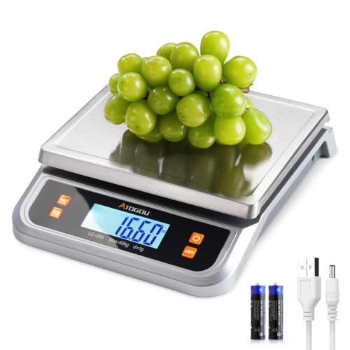 88lb Food Scale (Silver 88 lb (40 kg))