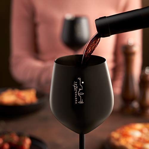 Stainless Steel Wine Glass (4 Count)