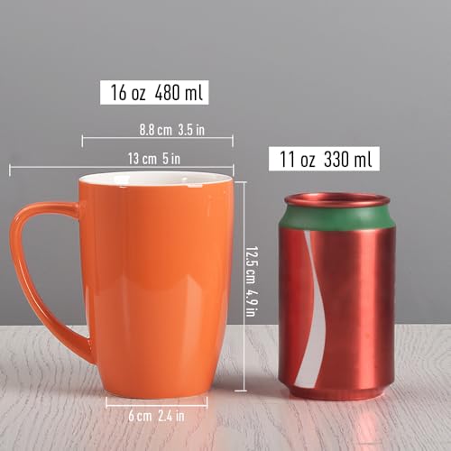 Porcelain Mug Set (Orange)