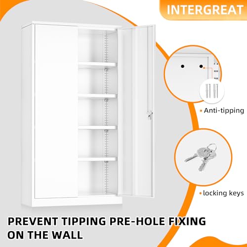 Storage Cabinet (White / 71")