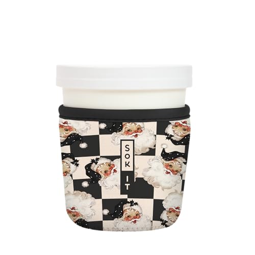IceCreamSok Insulated Neoprene Cover (Checkin' It Twice / Fits Tapered Pints)