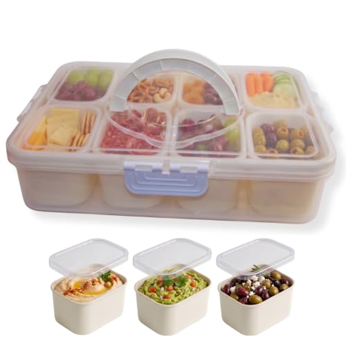 Snackle Box Container (Cream / Full Size Snackle Box Containers)