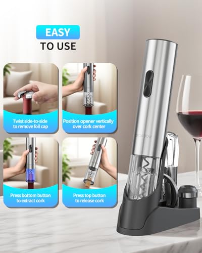 Electric Wine Opener 7 (Silver / Prestige Set)