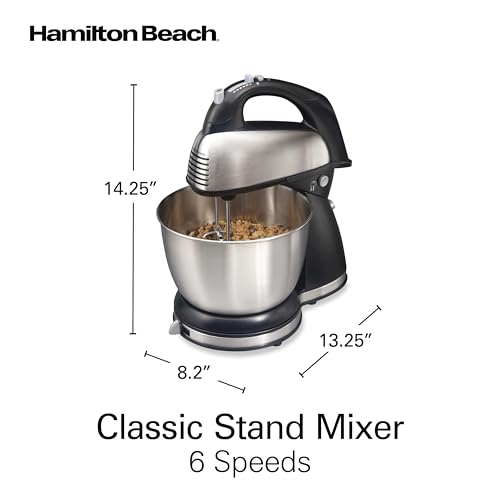 Classic Stand and Hand Mixer (Black/Stainless / 290 Watts Peak Power)