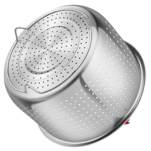 Mesh Strainer and Vegetable Steamer Basket for Pot (8 Qt - Steamer Basket)