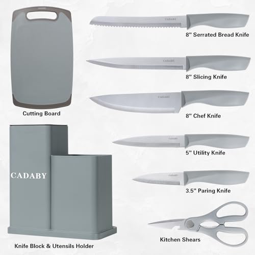 19PCS Gray Kitchen Cooking Utensils Set Kitchen Tools Set (Gray)