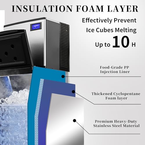 Commercial Ice Maker Machine 500 Lbs (500Lbs/24H)