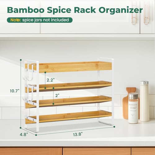 Spice Seasoning Rack Organizer Kitchen Countertop
