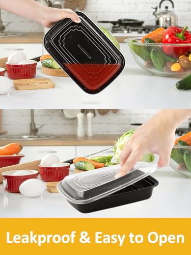 60 Sets 28oz Meal Prep Container (1 Compartment-28oz)