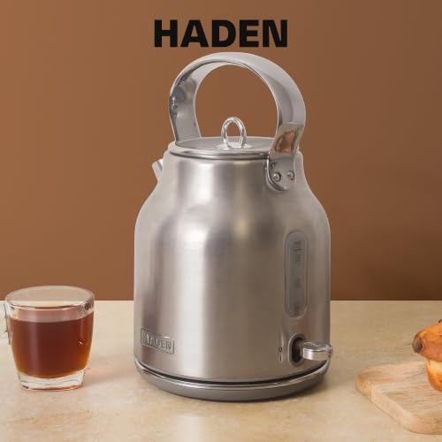 Heritage 1.7 Liter Cordless Electric Kettle (Steel & Chrome)
