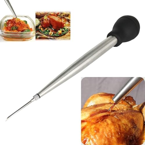 Stainless Steel Turkey Baster Syringe