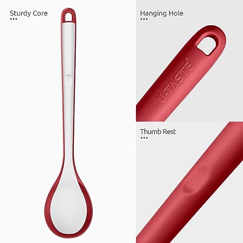 Silicone Cooking Spoon (Red)