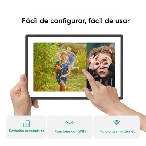 Black 11'' 2K WiFi Digital Picture Frame (11‘’ in Black 2K)