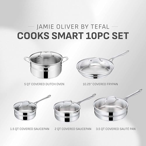 Jamie Oliver by T (Stainless Steel / 10-Piece)