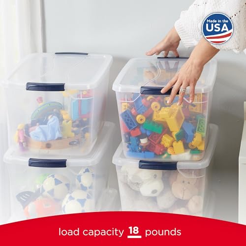 Cleverstore Clear 32 Qt (32 Qt – 6 Pack)