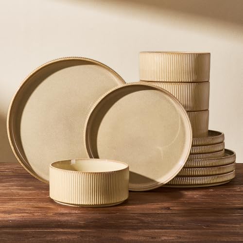 Dinnerware Set for 4 (Cream)