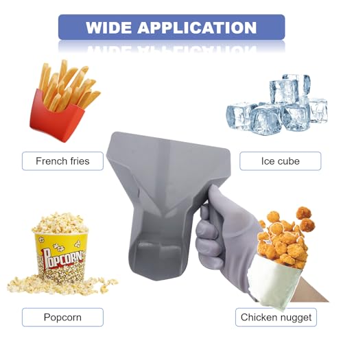 Polycarbonate French Fry Scoop Right Handle for Ice Candy Snacks