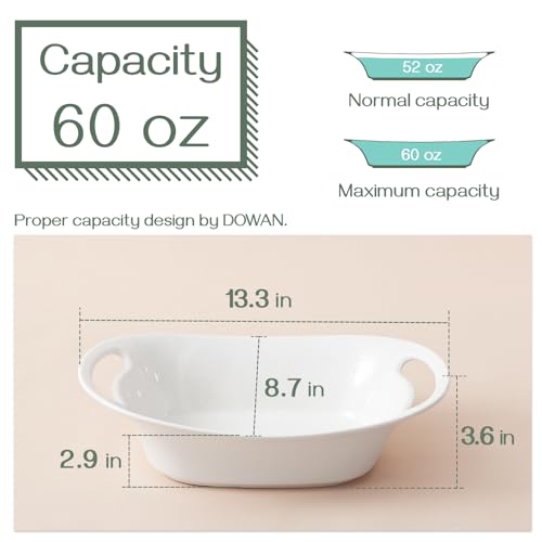 Large Serving Bowls with Handles