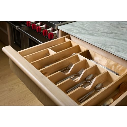Trim-to-Custom-Fit Utensil Drawer Organizer, 33.11"x21.97" (Standard)