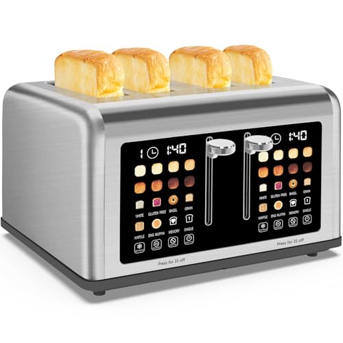 4 Slice Toaster Touch Screen (Silver)