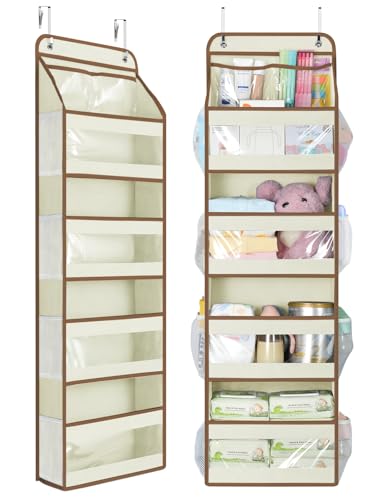 5 Tier Over the Door Organizer (Beige / 5 Tier)