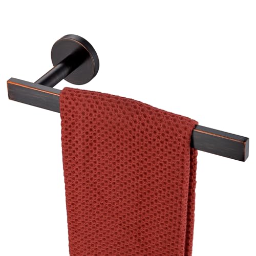 Bath Towel Rings Bathroom Towel Holder Modern Small Hand Towel Bars Stainless Steel Wall Mounted Oil Rubbed Bronze AN3001ORB (Oil Rubbed Bronze)