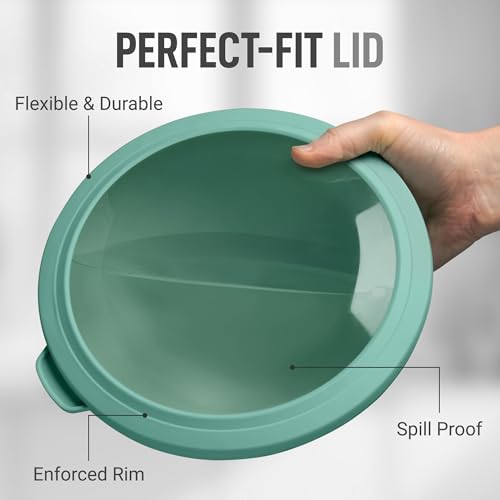 12 Piece Plastic Mixing Bowl Set